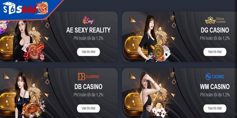 S66 cung cấp rất nhiều trò chơi casino đa dạng và hấp dẫn